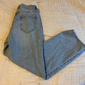 Garage Light Wash Vintage Straight Jeans